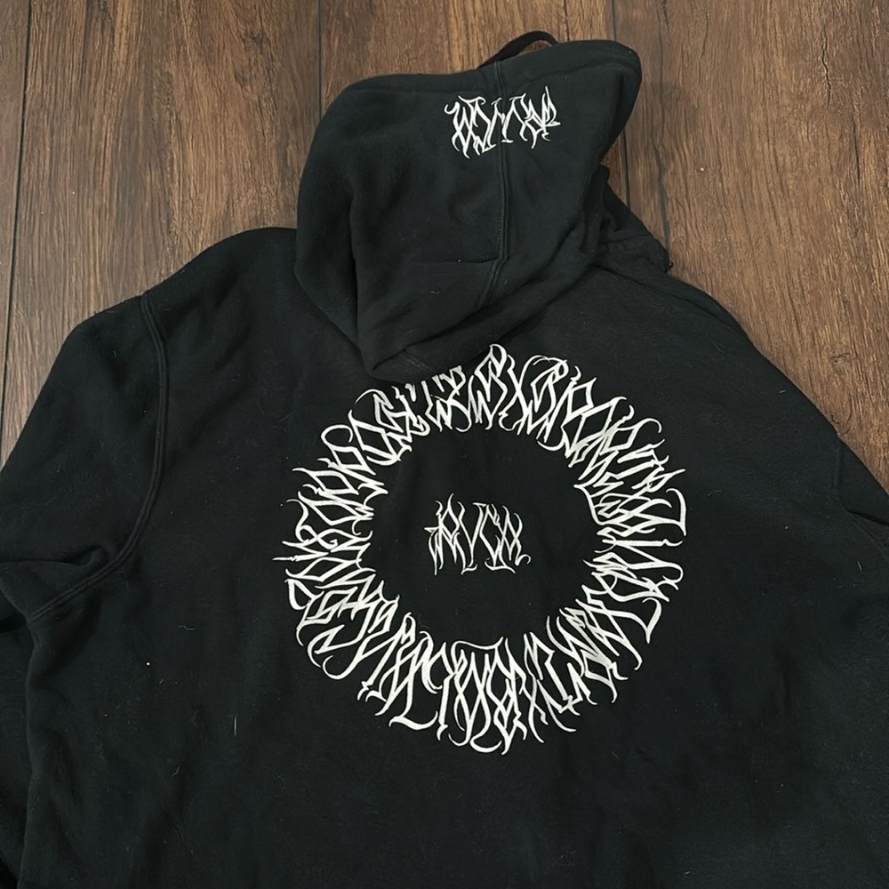 Black RVCA Graphic Sweatshirt - Picture 3 of 4